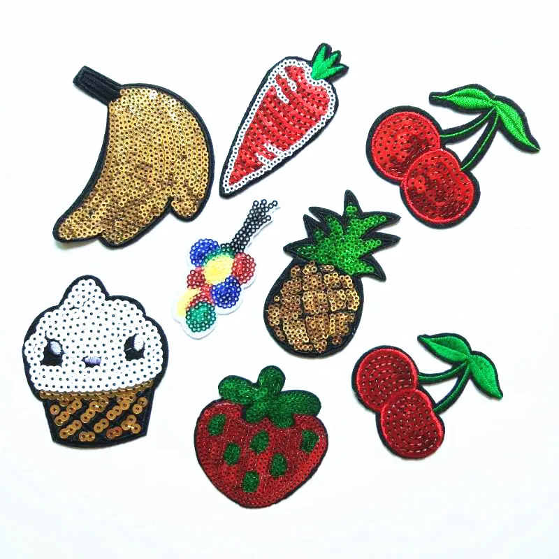 Sequin Embroidery Cloth Stickers Cherry Fruit Sequins Embroidered Stickers Clothing Decoration Patch Stickers
Sequin Embroidery Cloth Stickers Cherry Fruit Sequins Embroidered Stickers Clothing Decoration Patch Stickers