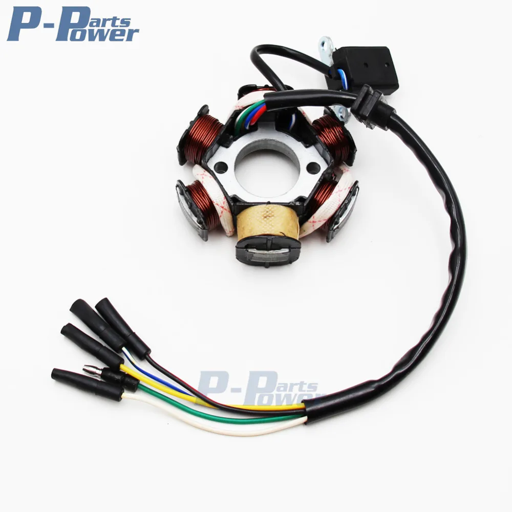 Pit Dirt Bike ATV Quad Buggy 6 POLE Stator Plate Magneto Generator Coil 110cc 125cc 150cc NEW
Pit Dirt Bike ATV Quad Buggy 6 POLE Stator Plate Magneto Generator Coil 110cc 125cc 150cc NEW