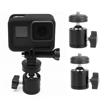 Gosear 2pcs 360 Degree Swivel Ball Head 1/4 Tripod Screw Head Hot Shoe Mount Adapter for GoPro Camera Camcorder Smart Phone
Gosear 2pcs 360 Degree Swivel Ball Head 1/4 Tripod Screw Head Hot Shoe Mount Adapter for GoPro Camera Camcorder Smart Phone