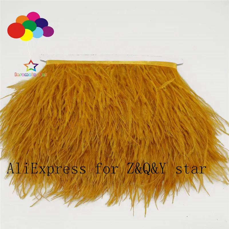 Z&Q&Y natural ostrich feather feather stained yellow made into cloth edge DIY jewelry clothing performance craft feather
Z&Q&Y natural ostrich feather feather stained yellow made into cloth edge DIY jewelry clothing performance craft feather