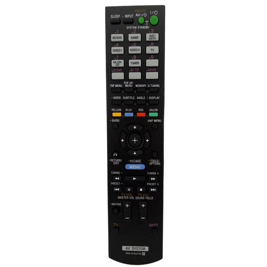 NEW Replacement Remote Control FOR SONY RM-AAU116 RM-AAU168 FOR AV SYSTEM fast shipping free shipping
NEW Replacement Remote Control FOR SONY RM-AAU116 RM-AAU168 FOR AV SYSTEM fast shipping free shipping