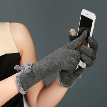 Touch Screen finger gloves Female Gloves Autumn Winter Cute Bow Warm warmer Mitts Top Fashion Women Gloves
Touch Screen finger gloves Female Gloves Autumn Winter Cute Bow Warm warmer Mitts Top Fashion Women Gloves