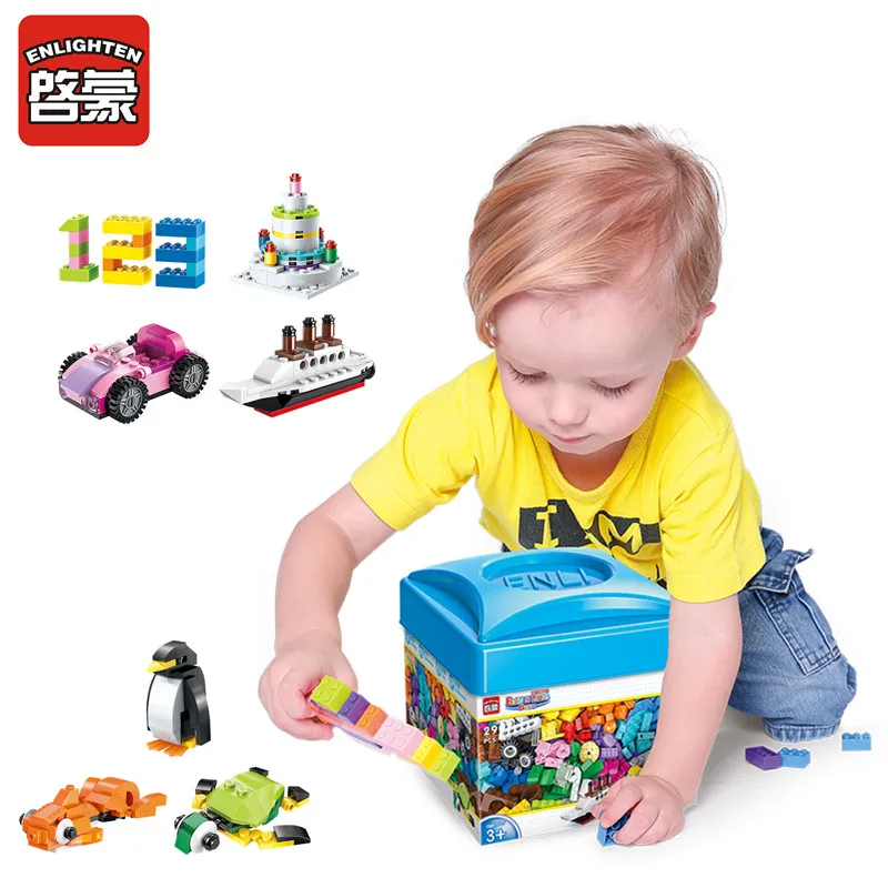 Enlighten 460pcs Construction Toys Assembly DIY Model Plastic Storage Box Compatible Bulk Building Blocks For Kids
Enlighten 460pcs Construction Toys Assembly DIY Model Plastic Storage Box Compatible Bulk Building Blocks For Kids