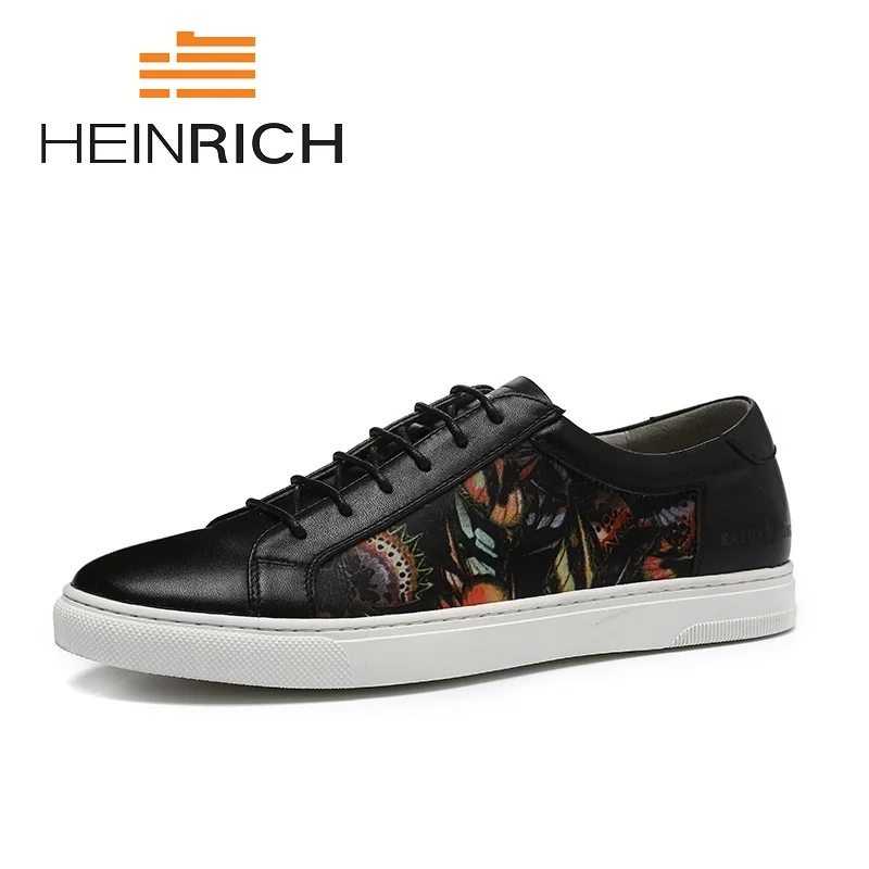 HEINRICH 2018 New Spring Summer Men Casual Shoes Breathable Black White Lace-Up Shoes Luxury Brand Men's Flats Shoes Ayakkabi
HEINRICH 2018 New Spring Summer Men Casual Shoes Breathable Black White Lace-Up Shoes Luxury Brand Men's Flats Shoes Ayakkabi