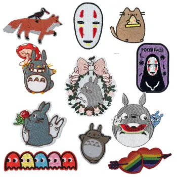 New Japan Anime Totoro Embroidered Iron On Patch DIY No Face Man Embroidery Handmade Crochet Sew On Patch Clothes Appliques
New Japan Anime Totoro Embroidered Iron On Patch DIY No Face Man Embroidery Handmade Crochet Sew On Patch Clothes Appliques
