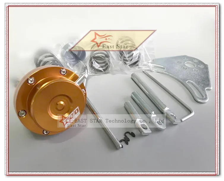 With bracket Turbo Turbocharger Adjustable Wastegate Actuator Valve Spring pressure 0.4-0.7 bar 0.8-1.2bar 1.2-1.5bar 3 (3)