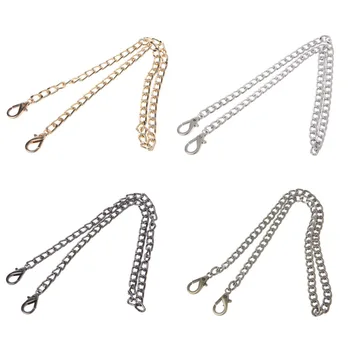 THINKTHENDO Long 60cm Luxury Fashion Metal 4 Color Strap Chain for Shoulder Cross Body Bag Handbag Purse Strap Accessories
THINKTHENDO Long 60cm Luxury Fashion Metal 4 Color Strap Chain for Shoulder Cross Body Bag Handbag Purse Strap Accessories