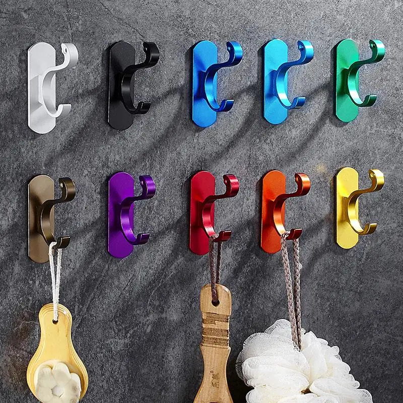 BVZ Aluminum Wall hooks Kitchen Cabinet Wall Cabinet Hook Bathroom Bedroom Living room Storage Strong Sticky Hooks Up
BVZ Aluminum Wall hooks Kitchen Cabinet Wall Cabinet Hook Bathroom Bedroom Living room Storage Strong Sticky Hooks Up