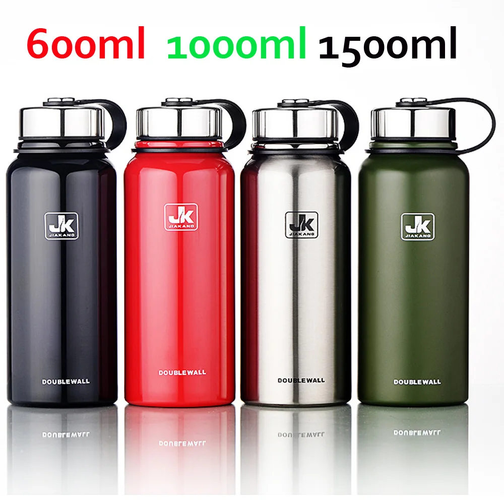 4 color 800ml/1500ml Double Wall 304 Stainless Steel JK Thermos Cups Vacuum Flasks thermoses Fashion Tumbler Vacuum Flask
4 color 800ml/1500ml Double Wall 304 Stainless Steel JK Thermos Cups Vacuum Flasks thermoses Fashion Tumbler Vacuum Flask