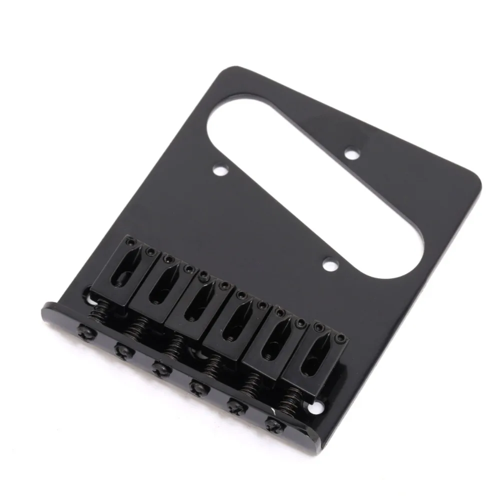 Musiclily Guitar Bridge Assembly with 6 Saddles for Telecaster Tele Style, Black
Musiclily Guitar Bridge Assembly with 6 Saddles for Telecaster Tele Style, Black