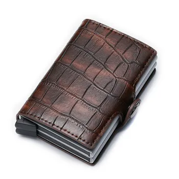 BISIGORO PU Leather Credit Card Holder 2020 New Aluminium Double Box Fashion Men And Women Metal RFID Vintage Travel Card Wallet
BISIGORO PU Leather Credit Card Holder 2020 New Aluminium Double Box Fashion Men And Women Metal RFID Vintage Travel Card Wallet