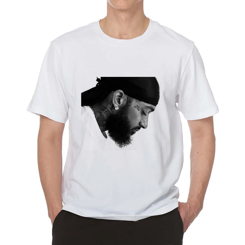 Mens Clothes Camisetas Hombre Harajuku T Shirt Hip Pop Rapper Nipsey Hussle Graphic Tees Tops Streetwear Gothic Tee Shirt Homme
Mens Clothes Camisetas Hombre Harajuku T Shirt Hip Pop Rapper Nipsey Hussle Graphic Tees Tops Streetwear Gothic Tee Shirt Homme