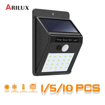 ARILUX Solar Power 20 LED PIR Motion Sensor Wall Light Waterproof Outdoor Path Yard Garden Parks Security Emergency Street Lamp
ARILUX Solar Power 20 LED PIR Motion Sensor Wall Light Waterproof Outdoor Path Yard Garden Parks Security Emergency Street Lamp