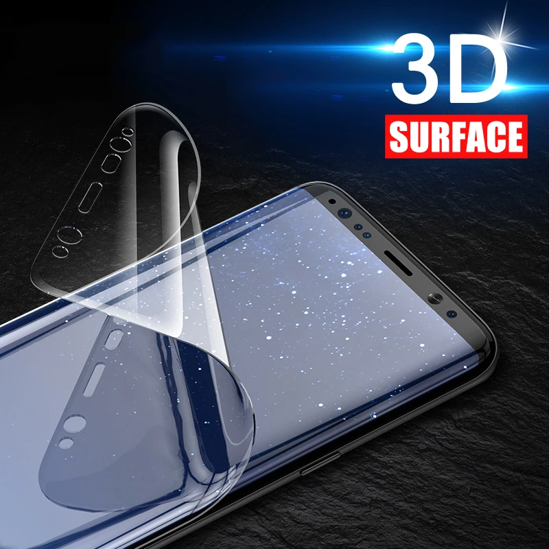 3D изогнутый мягкий протектор экрана для Samsung Galaxy S20 S10 S9 S8 Plus 5G Защитная пленка Note 10