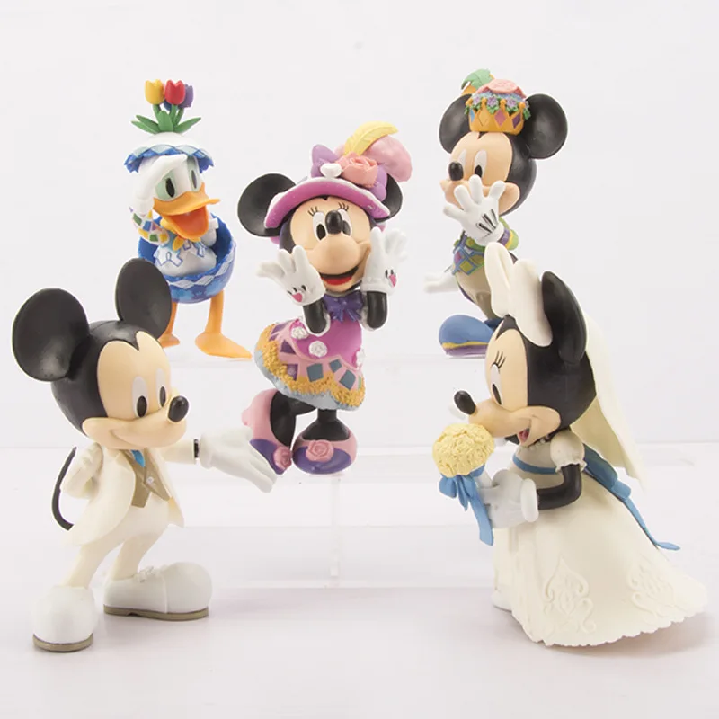 Disney 11CM Action Toy Figures 5pcs wedding Mickey Mouse hand to do Mickey Minnie Donald Duck Toys for children gift
Disney 11CM Action Toy Figures 5pcs wedding Mickey Mouse hand to do Mickey Minnie Donald Duck Toys for children gift