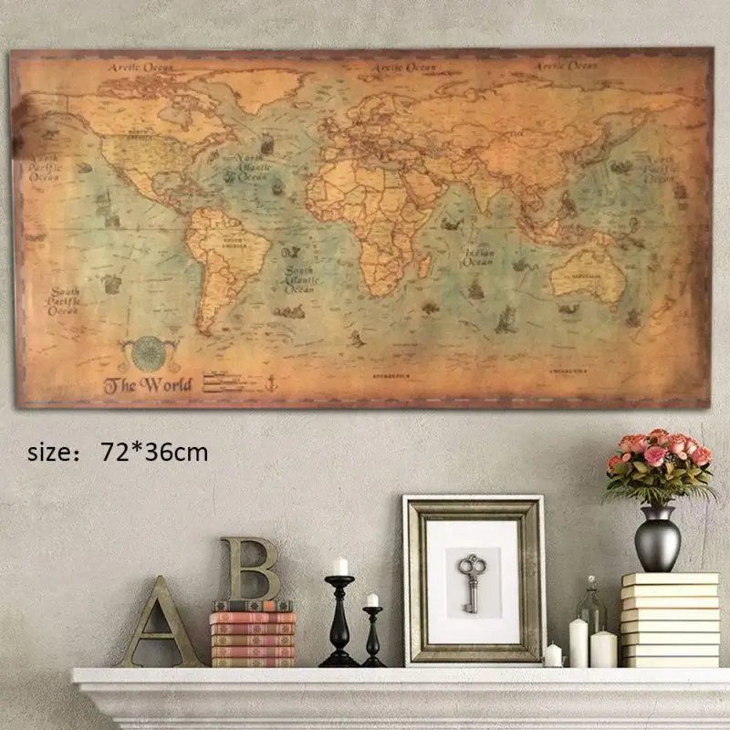 2019 Nautical Ocean Sea World Map Retro Old Art Paper Painting Home Decor Wall Poster Wall Art Pictures For Living Room Posters
2019 Nautical Ocean Sea World Map Retro Old Art Paper Painting Home Decor Wall Poster Wall Art Pictures For Living Room Posters