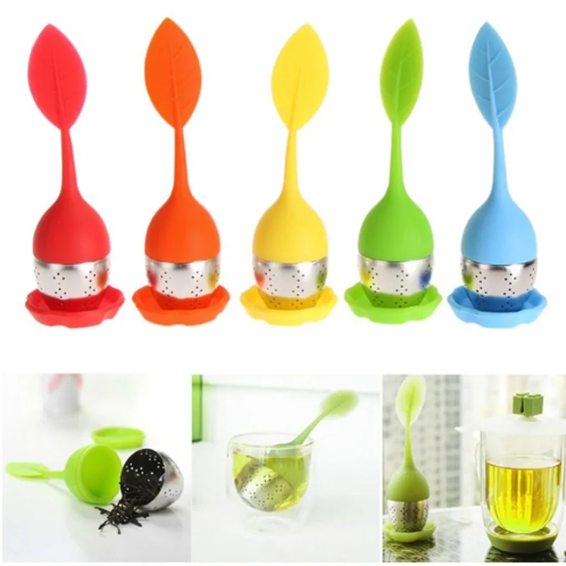 6 Colors Silicone Tea Strainer Sweet Leaf Pattern Tea Infuser Filter Teapot for Loose Leaf Herbal Spice Filter Tools F186-1
6 Colors Silicone Tea Strainer Sweet Leaf Pattern Tea Infuser Filter Teapot for Loose Leaf Herbal Spice Filter Tools F186-1