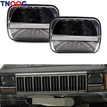TNOOG Pair 5''x 7'' Inch headlight led trucklight Hi/Low Headlamp for jeep Wrangler YJ Cherokee XJ Trucks 4X4 Offroad
TNOOG Pair 5''x 7'' Inch headlight led trucklight Hi/Low Headlamp for jeep Wrangler YJ Cherokee XJ Trucks 4X4 Offroad