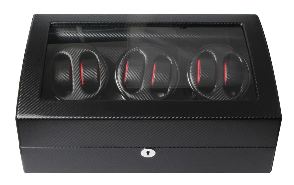 High-end MABUCHI Motor Carbon Fiber Watch Winder for Automatic Watch Capacity for 6 Watches with 7 Grid Storages
High-end MABUCHI Motor Carbon Fiber Watch Winder for Automatic Watch Capacity for 6 Watches with 7 Grid Storages