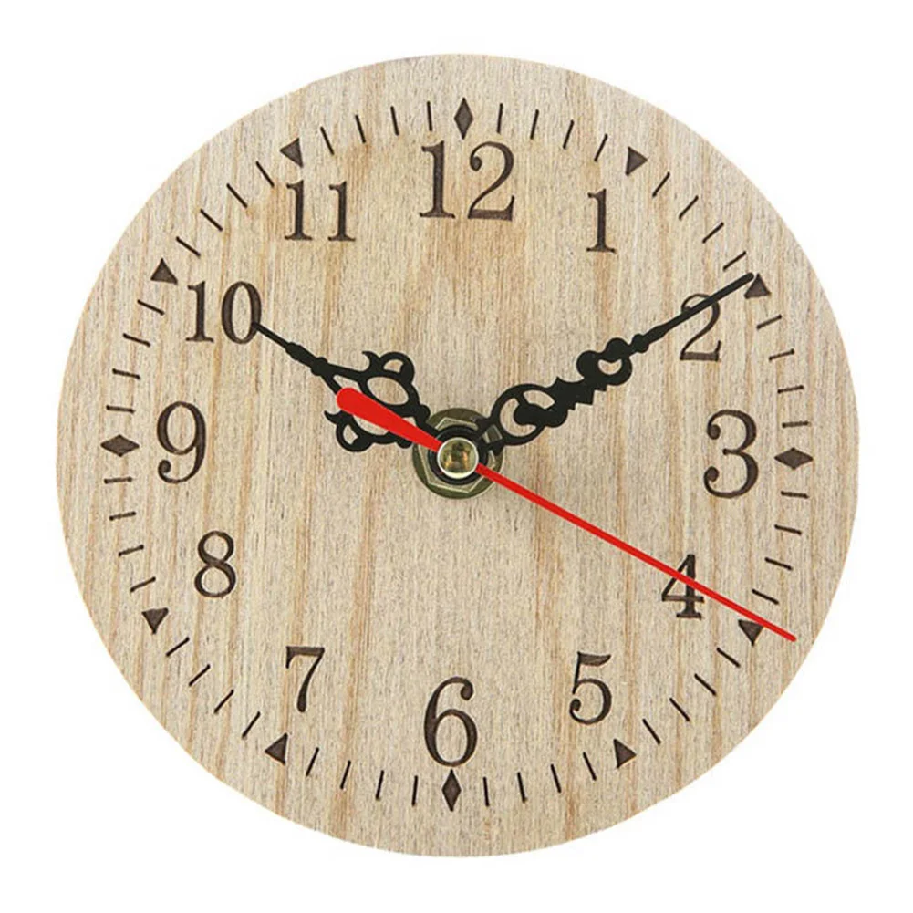 Bedroom Home Numerals Quartz Office Decoration Quiet Retro Wooden Round Living Room Vintage Style Wall Clock Small
Bedroom Home Numerals Quartz Office Decoration Quiet Retro Wooden Round Living Room Vintage Style Wall Clock Small