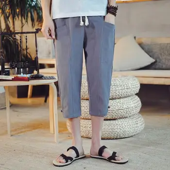 M-5XL Elastic Waist Vintage Cropped Trousers Plus Size Pocket Calf-Length Japanese Streatwear Drawstring Capri Trousers Workout
M-5XL Elastic Waist Vintage Cropped Trousers Plus Size Pocket Calf-Length Japanese Streatwear Drawstring Capri Trousers Workout