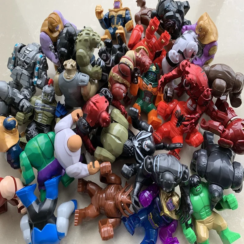 30PCS Random Big Thanos Large Anti Venom Riot Carnage Iron Man Monger Whiplash Hulk Buster Building Block Figures Baby Toys
30PCS Random Big Thanos Large Anti Venom Riot Carnage Iron Man Monger Whiplash Hulk Buster Building Block Figures Baby Toys