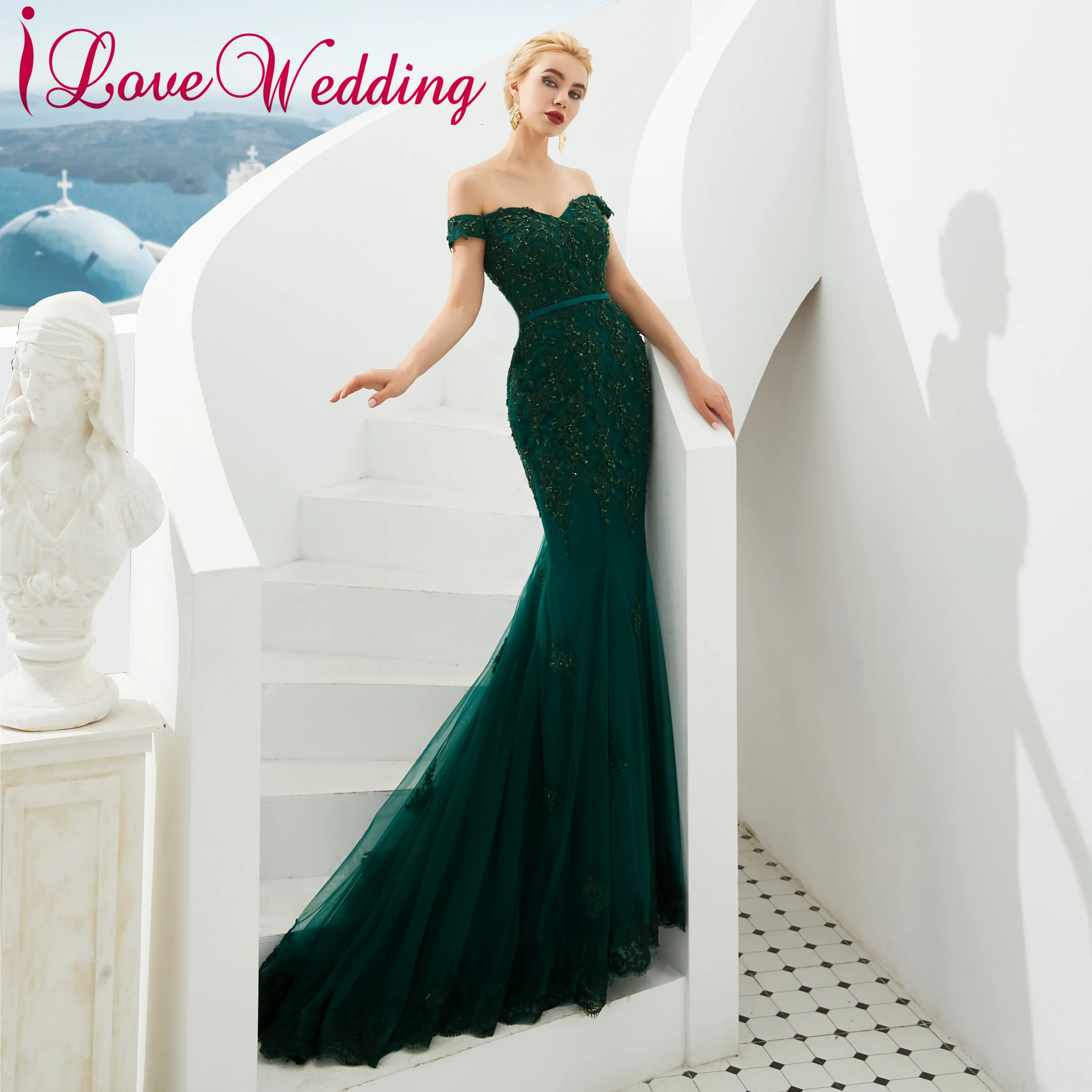 2019 Robe De Soiree Mermaid Green Long Evening Dress Elegant Vestido De Festa Evening Lace Applique Mermaid Gown
2019 Robe De Soiree Mermaid Green Long Evening Dress Elegant Vestido De Festa Evening Lace Applique Mermaid Gown