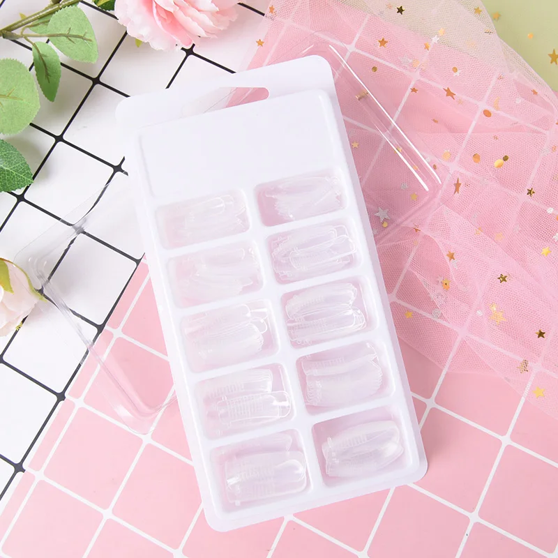 100pcs/pack Extension False Nail Tips Quick Building Gel Mold Nail Art UV Builder Gel Fake Nails Manicure Nail Kit
100pcs/pack Extension False Nail Tips Quick Building Gel Mold Nail Art UV Builder Gel Fake Nails Manicure Nail Kit