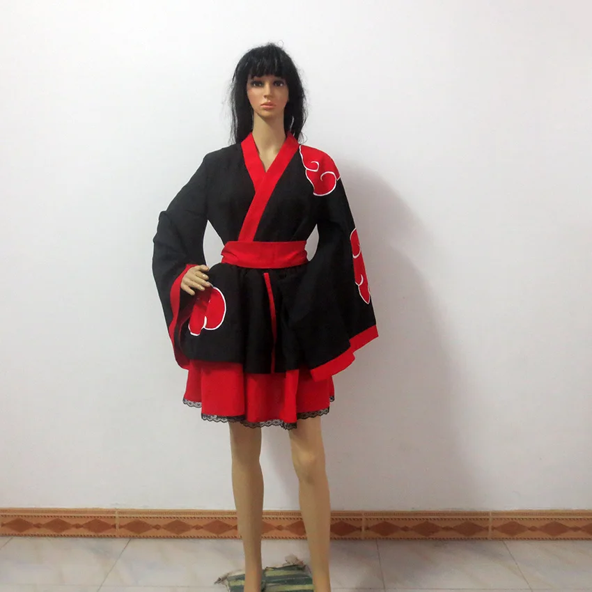 vestido akatsuki feminino
