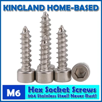 M6 Hex Socket Cheese Cap Head Self-tapping Screws For Loudspeaker Box 304 Stainless Steel HA Type Audio Repair
M6 Hex Socket Cheese Cap Head Self-tapping Screws For Loudspeaker Box 304 Stainless Steel HA Type Audio Repair