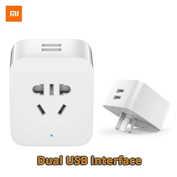 Original Mijia Xiaomi Smart Socket Plug Enhanced Version WiFi Control Power Count Timer Switch Dual USB with AU/US/EU/UK Adapter
Original Mijia Xiaomi Smart Socket Plug Enhanced Version WiFi Control Power Count Timer Switch Dual USB with AU/US/EU/UK Adapter