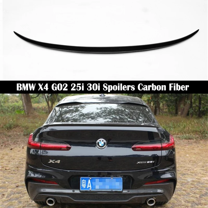 Rear Wing Spoiler For BMW X4 G02 25i 30i 2018 2019 2020 M Style Trunk Boot Wings Spoilers Carbon Fiber Fast by EMS
Rear Wing Spoiler For BMW X4 G02 25i 30i 2018 2019 2020 M Style Trunk Boot Wings Spoilers Carbon Fiber Fast by EMS