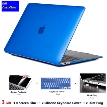 Crystal Laptop Hard Shell Case+Keyboard Cover+Screen Film+Dust Pulg For Macbook Air Pro Retina 11 12 13 15 Touch Bar 13 15 inch
Crystal Laptop Hard Shell Case+Keyboard Cover+Screen Film+Dust Pulg For Macbook Air Pro Retina 11 12 13 15 Touch Bar 13 15 inch
