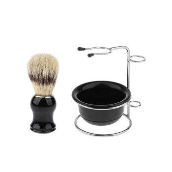Wood Shaving Brush + Stainless Steel Shave Stand Holder + Plastic Bowl Set - Shaving & Hair Removal Accessories
Wood Shaving Brush + Stainless Steel Shave Stand Holder + Plastic Bowl Set - Shaving & Hair Removal Accessories