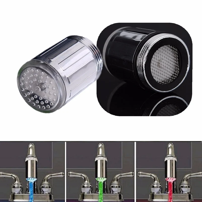 LED Intelligent Water Faucet Random Color Kitchen Bathroom Shower Tap Faucet Nozzle Head Temperature Sensor Led Water Tap
LED Intelligent Water Faucet Random Color Kitchen Bathroom Shower Tap Faucet Nozzle Head Temperature Sensor Led Water Tap