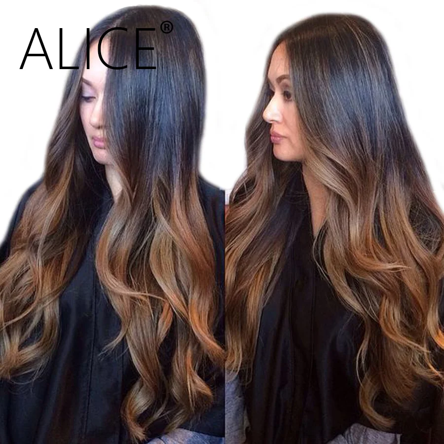ALICE Body Wave Lace Front Wig With Baby Hair Ombre Human Hair Wig Pre Plucked Remy Hair Glueless Lace Front Human Hair Wigs
ALICE Body Wave Lace Front Wig With Baby Hair Ombre Human Hair Wig Pre Plucked Remy Hair Glueless Lace Front Human Hair Wigs