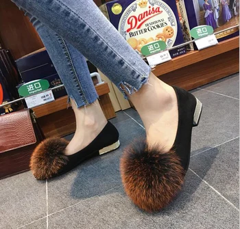 Hairy Spring and Autumn New Fox Fur Women's Shoes Low Heel Plus Velvet Shoes Casual Shoes Fashion and Comfortable Wool Shoes
Hairy Spring and Autumn New Fox Fur Women's Shoes Low Heel Plus Velvet Shoes Casual Shoes Fashion and Comfortable Wool Shoes