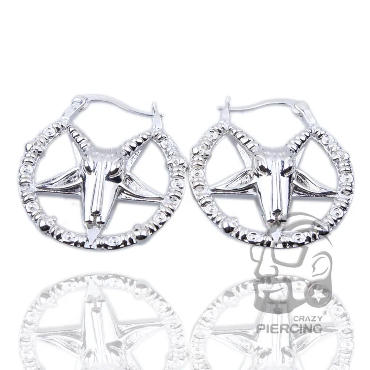 Unisex Surgical Steel Hoop Earrings Body jewelry Cattle head earring Piercing wholesale price
Unisex Surgical Steel Hoop Earrings Body jewelry Cattle head earring Piercing wholesale price