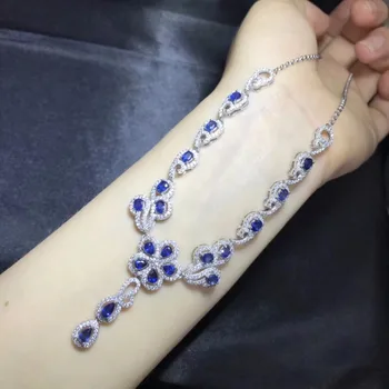 Collier Qi Xuan_Blue Stone Fashion Flower Pendant Necklaces_Real Necklaces_Quality Guaranteed_Manufacturer Directly Sale
Collier Qi Xuan_Blue Stone Fashion Flower Pendant Necklaces_Real Necklaces_Quality Guaranteed_Manufacturer Directly Sale