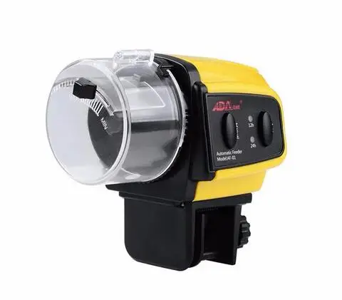 ADA AF-01 Household fish tank automatic feeder, clip on type feeder, Mini automatic feeding device.Safety and innocuity 
ADA AF-01 Household fish tank automatic feeder, clip on type feeder, Mini automatic feeding device.Safety and innocuity