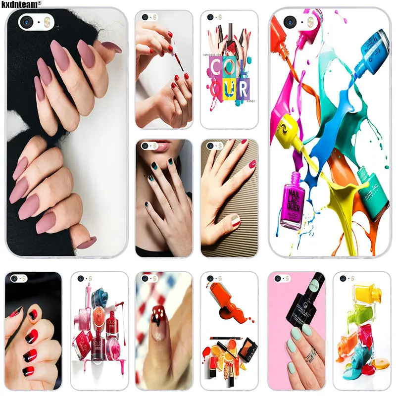 Soft Silicone TPU Transparent Moible Phone Cases Nail Polish Enamel Color for iPhone 4 4S 5 5C SE 6 6S 7 8 Plus X Coque Bags
Soft Silicone TPU Transparent Moible Phone Cases Nail Polish Enamel Color for iPhone 4 4S 5 5C SE 6 6S 7 8 Plus X Coque Bags