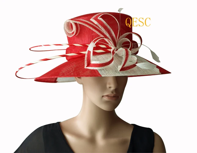 NEW IVORY/RED two tone wide brim dress Sinamay Hats Church hats,for races,wedding and church.
NEW IVORY/RED two tone wide brim dress Sinamay Hats Church hats,for races,wedding and church.