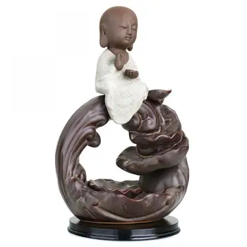 Zen Home Decor Incense Burner Backflow Buddha Incense Holder Buddhist Meditation Craft Home Fragrance Ceramic Censer Waterfall
Zen Home Decor Incense Burner Backflow Buddha Incense Holder Buddhist Meditation Craft Home Fragrance Ceramic Censer Waterfall