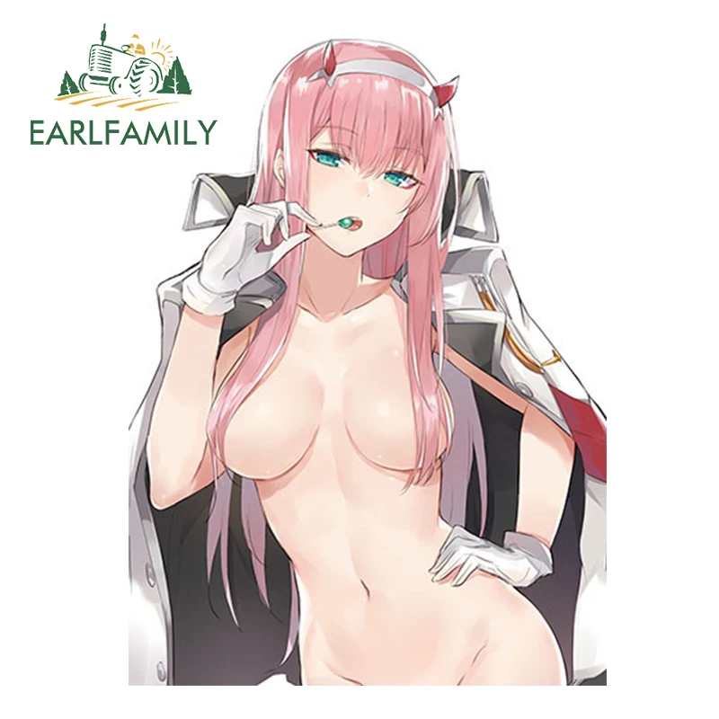 

EARLFAMILY 13cm x 9.59cm Super Sexy Beauty Darling in the Franxx Zero Two Anime JDM Vinyl Window Decal 3D Car Sticker