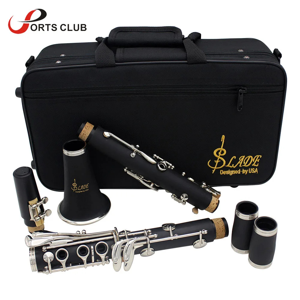 Clarinet ABS 17 Key bB Flat Soprano Binocular Clarinet with Cleaning Cloth Gloves 10 Reeds Screwdriver Case Woodwind Instrument
Clarinet ABS 17 Key bB Flat Soprano Binocular Clarinet with Cleaning Cloth Gloves 10 Reeds Screwdriver Case Woodwind Instrument