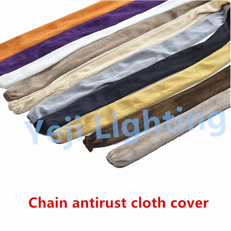 Crystal lamp led chandelier accessories hanging chain rustproof sleeve flannel Hanging chain antirust cloth cover jacket black
Crystal lamp led chandelier accessories hanging chain rustproof sleeve flannel Hanging chain antirust cloth cover jacket black