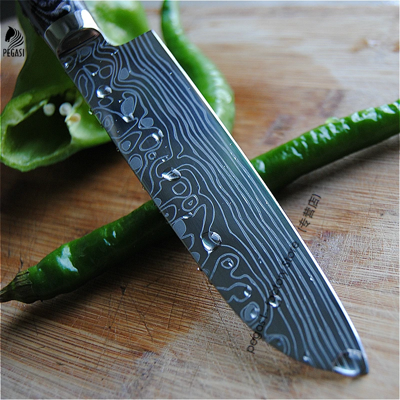 5 " Multi-Purpose Cutter Damascus laser Fine Decorative Pattern Kitchen Knife Germany Imported Stainless Steel %
5 " Multi-Purpose Cutter Damascus laser Fine Decorative Pattern Kitchen Knife Germany Imported Stainless Steel %
