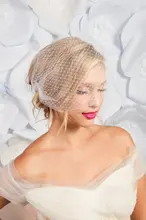 White Ivory color simple wedding birdcage Veil Two Lyers cheap wedding veil bride birdcage party hair accessories veu
White Ivory color simple wedding birdcage Veil Two Lyers cheap wedding veil bride birdcage party hair accessories veu
