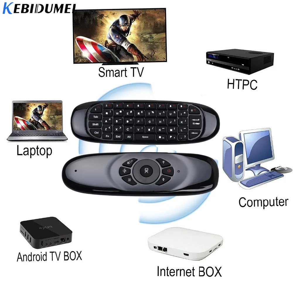 Gyroscope Fly Air Mouse Wireless Game Keyboard Android Remote Controller Rechargeable 2.4Ghz Keyboard for Smart Tv Mini PC
Gyroscope Fly Air Mouse Wireless Game Keyboard Android Remote Controller Rechargeable 2.4Ghz Keyboard for Smart Tv Mini PC