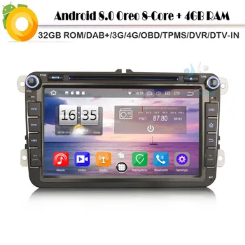 DAB+8-Core Android 8.0 Autoradio Car CD Player WiFi 4G GPS Radio BT DVR OBD for Volkswagen Polo PASSAT GOLF Touran TIGUAN SEAT
DAB+8-Core Android 8.0 Autoradio Car CD Player WiFi 4G GPS Radio BT DVR OBD for Volkswagen Polo PASSAT GOLF Touran TIGUAN SEAT